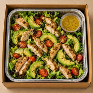 Garden Avocado Salad with Chicken